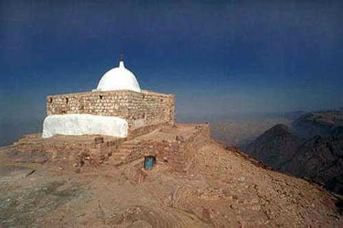 Shrine of Aaron is near Petra, Jordan