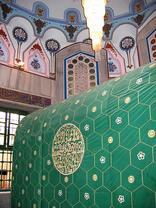 Grave of Abraham inside Masjid-e-Khalil in Hebron, Palestine